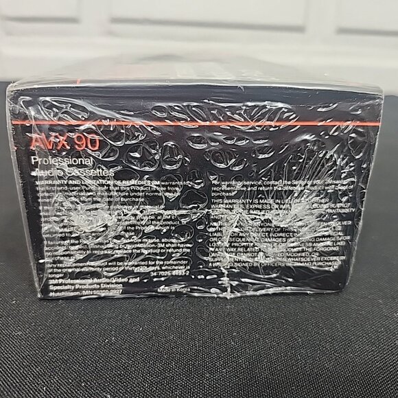 3M AVX 90 Professional Audio Cassette Tapes 10-Pack FACTORY SEALED Normal Bias - Picture 5 of 5